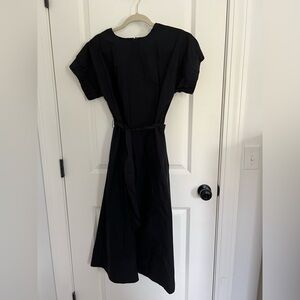 Banana Republic Elegant Black Midi Dress